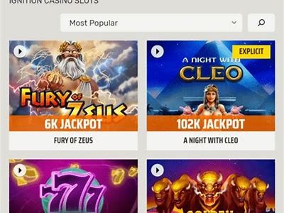 Download the Ignition Casino App for Easy Access to Online Gaming and Exciting Promotions