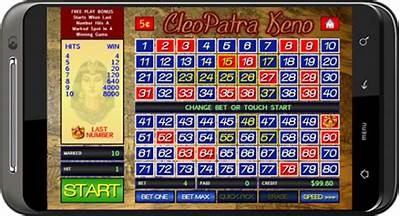 Play Cleopatra Keno for Real Money without Depositing